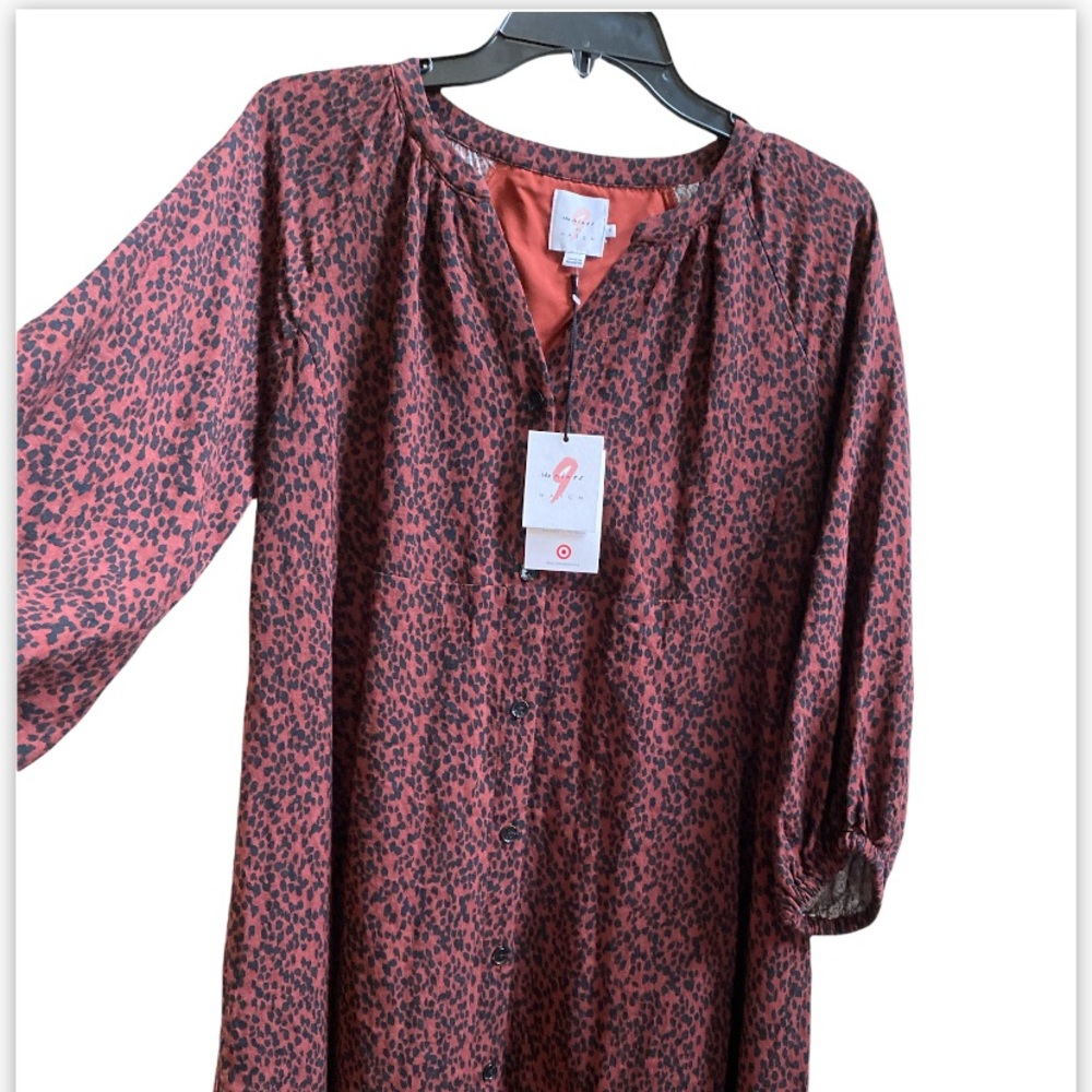 Nwt The Nines By Hatch 3/4 Sleeves Button Front P… - image 7